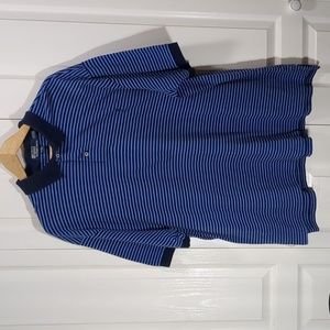 Polo Ralph Lauren Golf Shirt Men's XXL Blue Stripe
